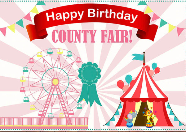 Country Fair Backdrop (Material: Vinyl)