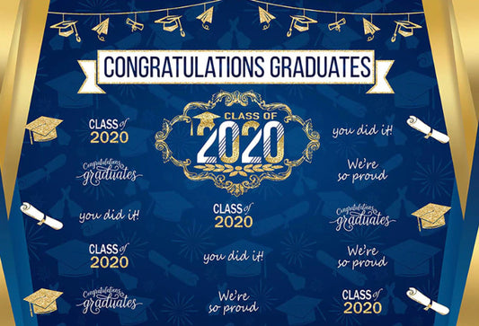 Graduates Backdrop (Material: Vinyl)