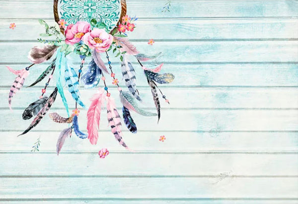 Boho Chic Backdrop (Material: Vinyl)