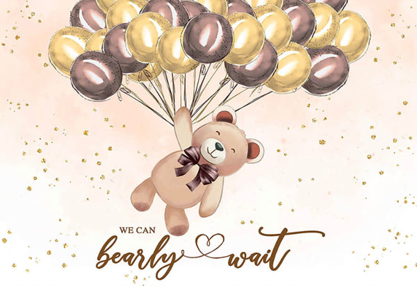 Brownie Bearly Wait Backdrop (Material: Vinyl)