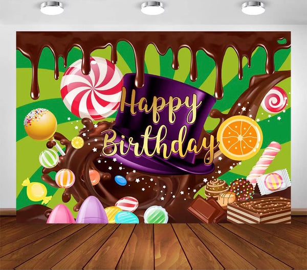Chocolateland Backdrop (Material: Vinyl)