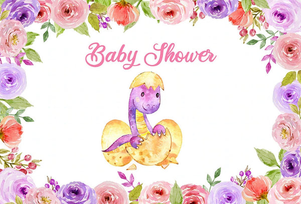 Brachiosaurus Dinosaur Backdrop (Material: Vinyl)