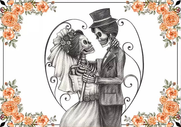 Dead of the Day Lovers Backdrop (Material: Vinyl)