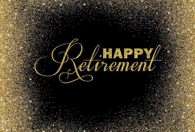 My Retirement Celebration Backdrop (Material: Vinyl)