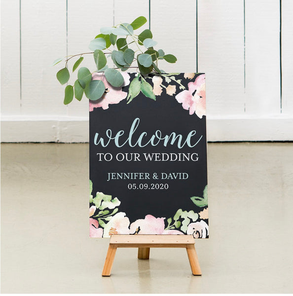 Customized Chalkboard Sign - Welcome