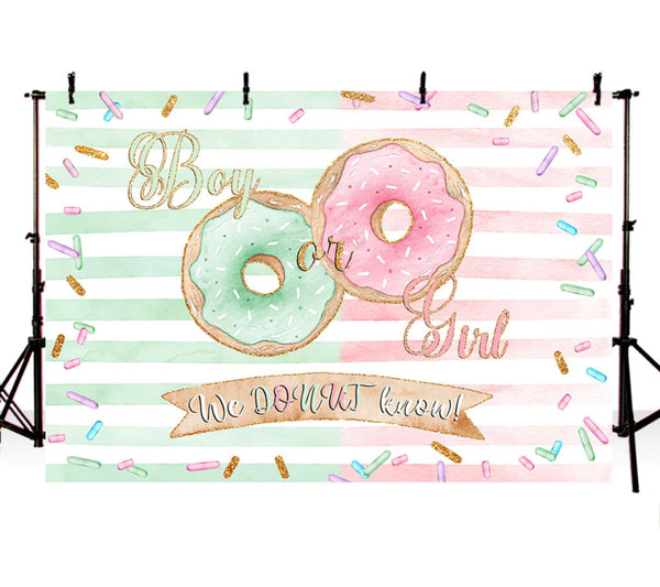 Donut Gender Reveal (Material: Vinyl)