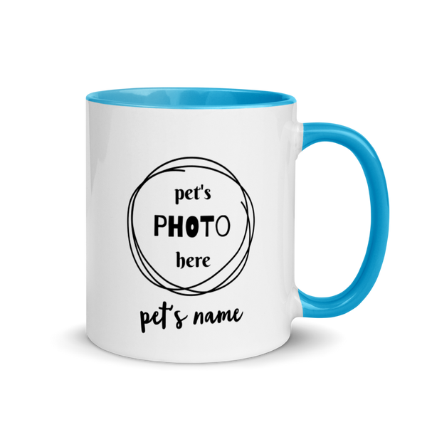 Custom Portrait PET MUG with Color Inside