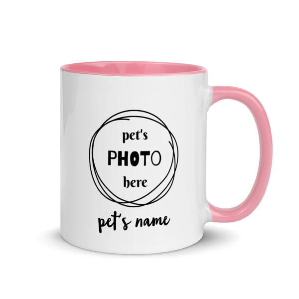 Custom Portrait PET MUG with Color Inside