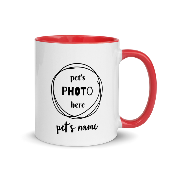 Custom Portrait PET MUG with Color Inside