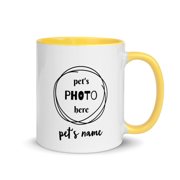 Custom Portrait PET MUG with Color Inside