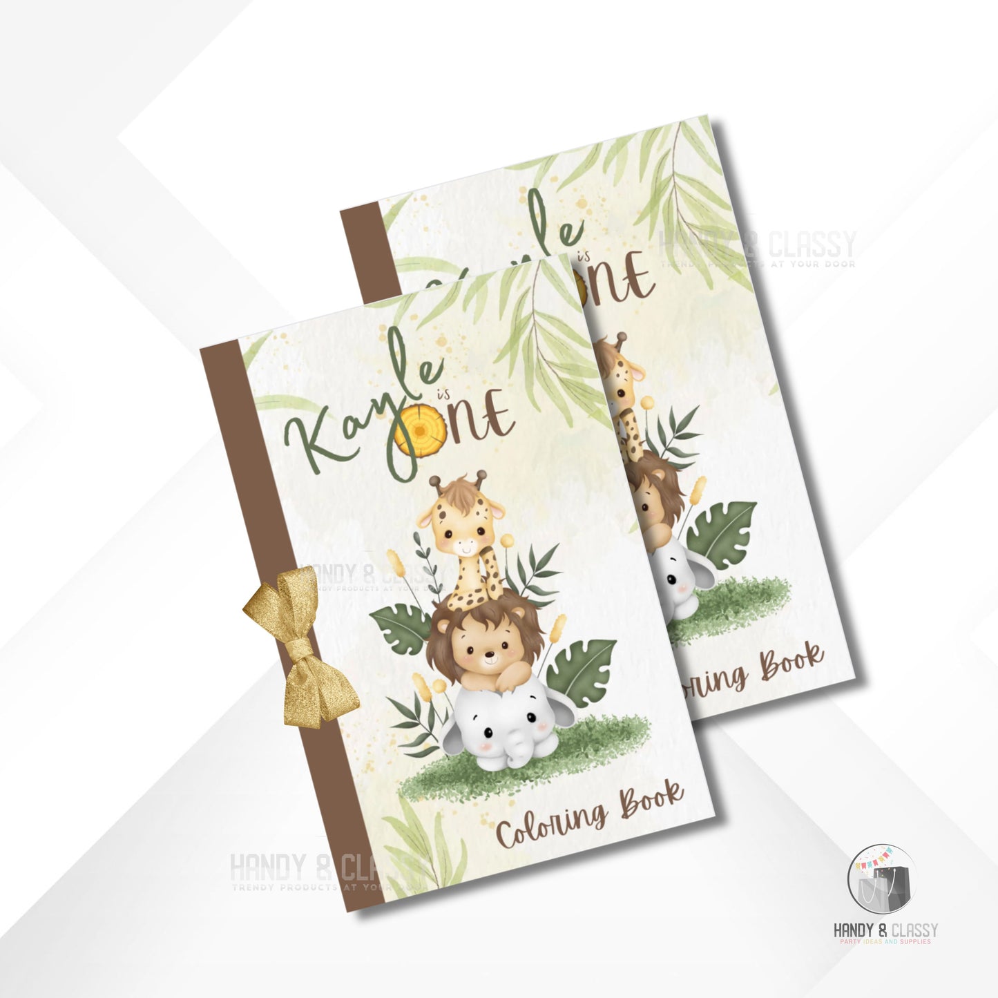 Jungle Coloring/Activity Book (Digital File)