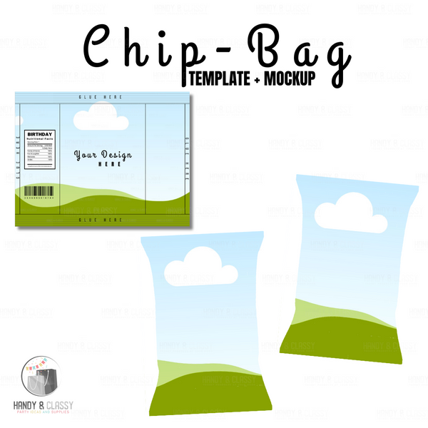Chip-bag Template (Editable)