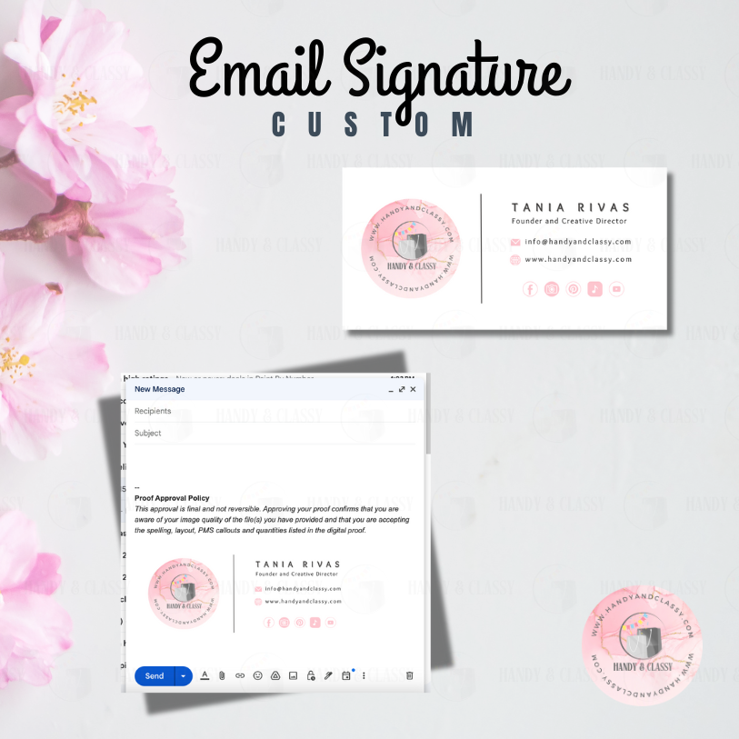 Custom Email Signature (Digital File)