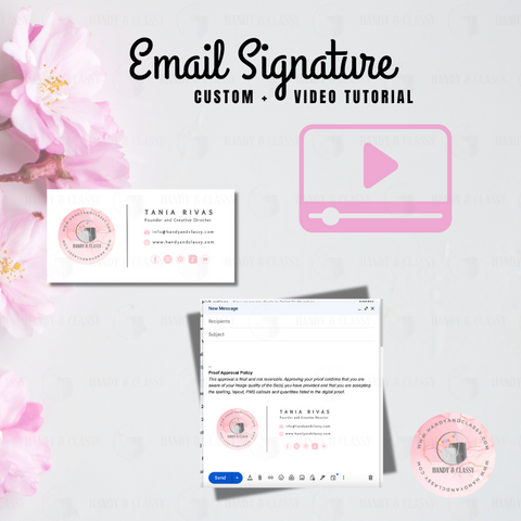 Custom Email Signature (Digital File)