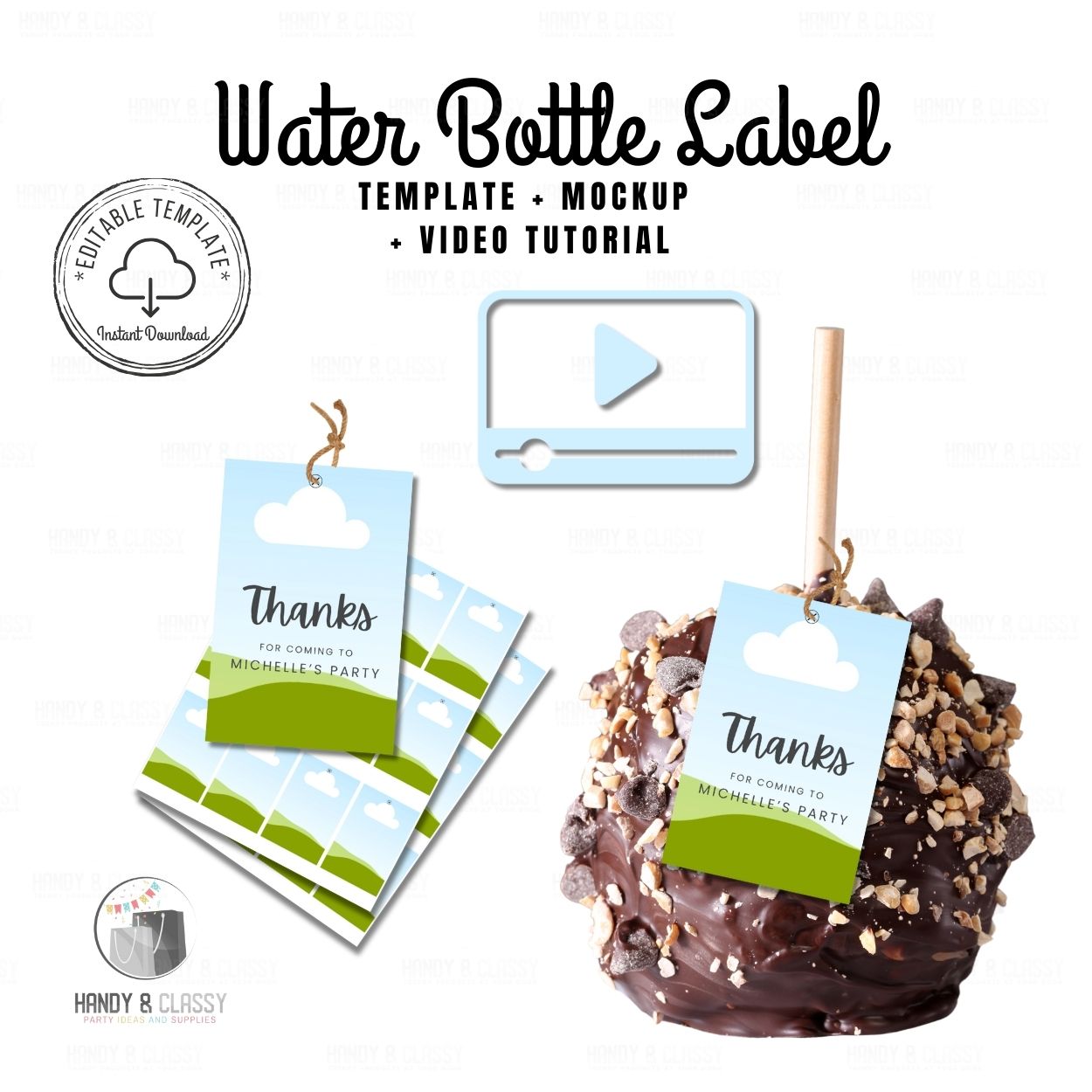 Favor Tag Template (Editable)