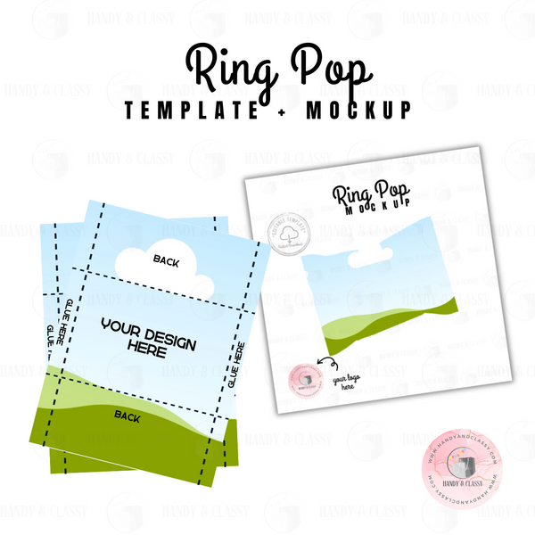 Ring Pop Template (Editable)