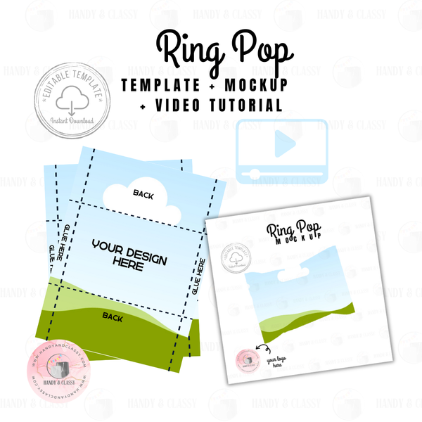 Ring Pop Template (Editable)