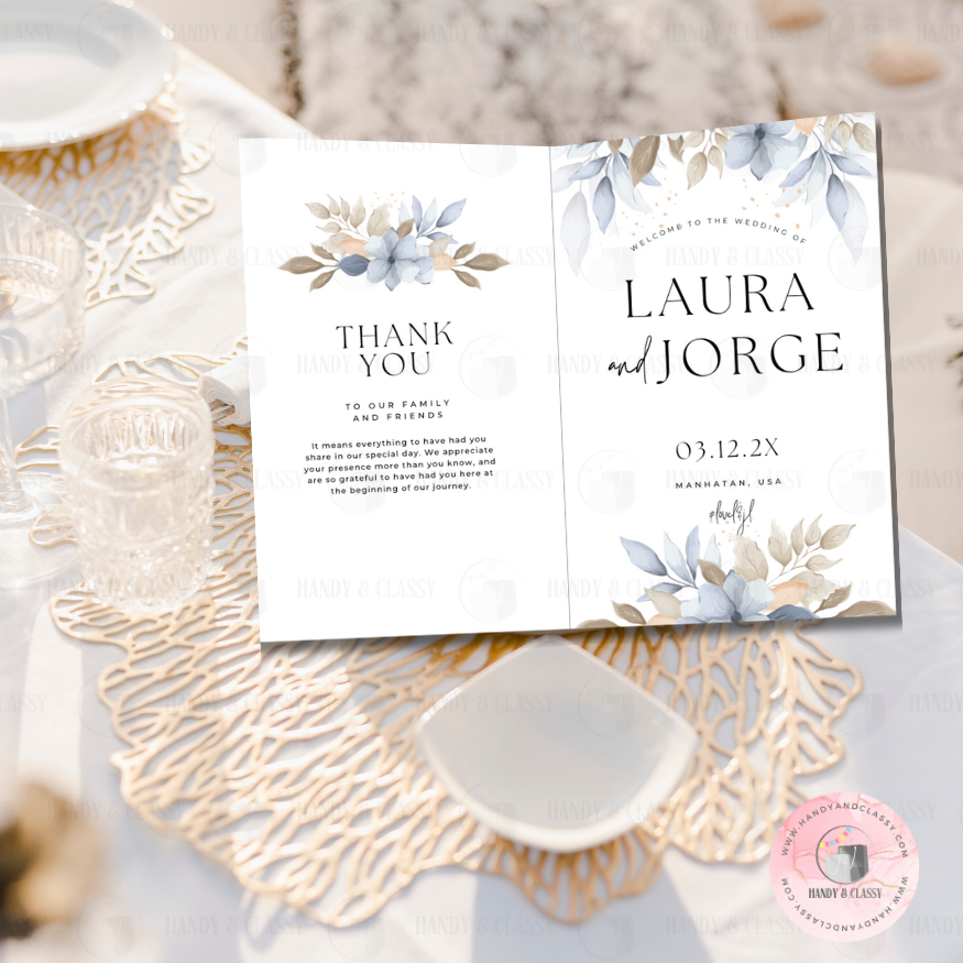 Custom Event Program (Digital File)