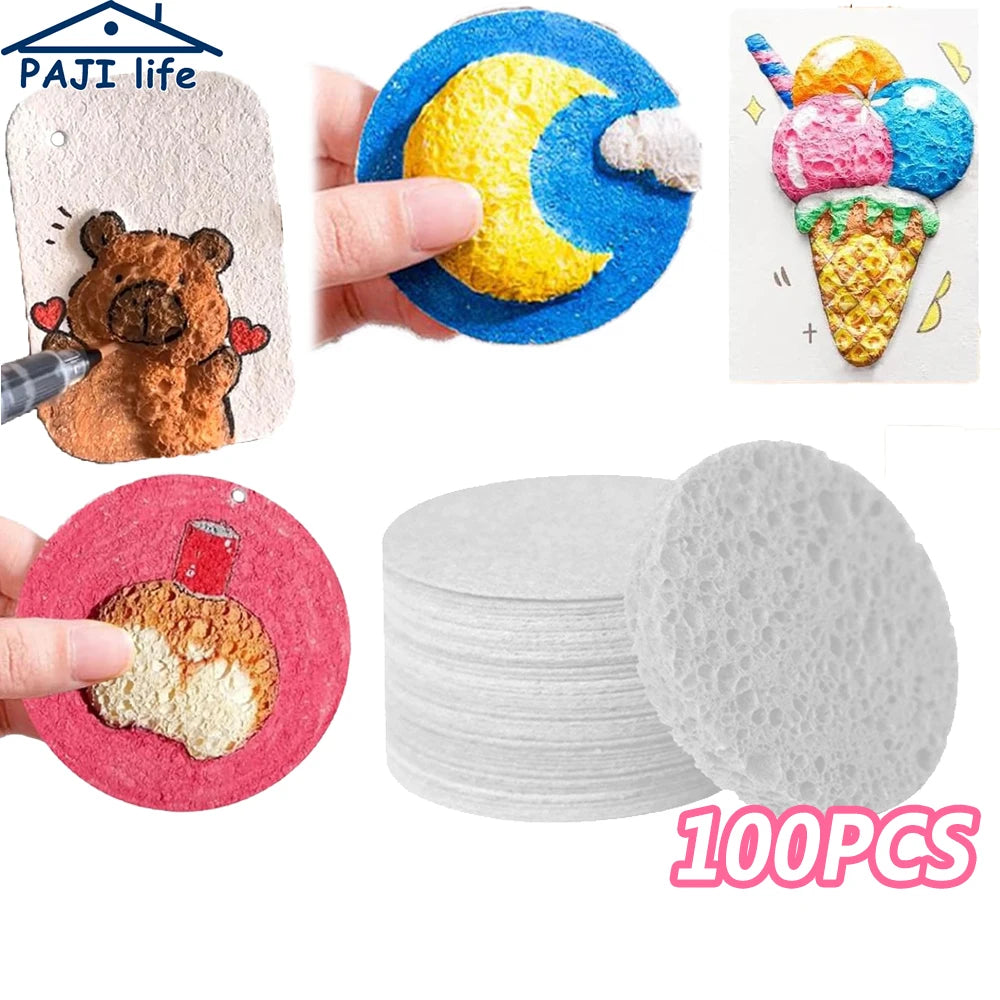 3D Magic Puffy Foam Texture Painting Paper