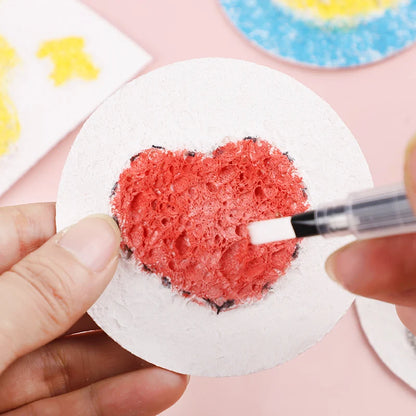 3D Magic Puffy Foam Texture Painting Paper