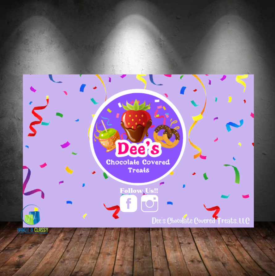 Custom Backdrop (Material: 14oz Vinyl) Fast Shipping