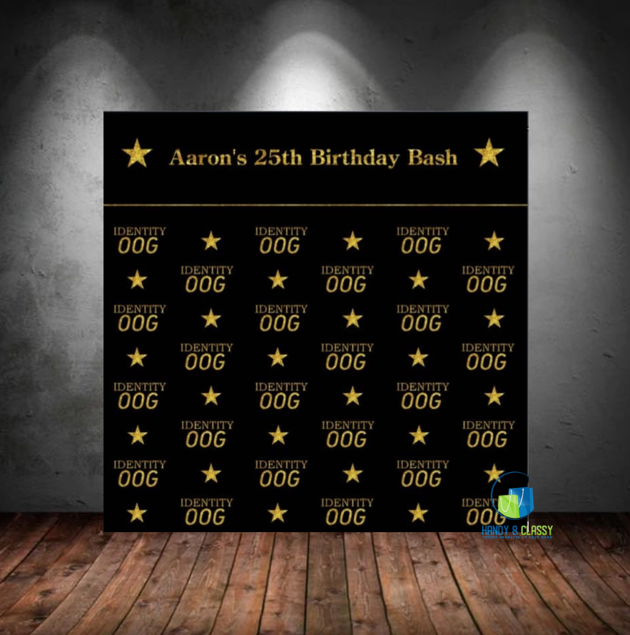 Custom Backdrop (Material: 14oz Vinyl) Fast Shipping