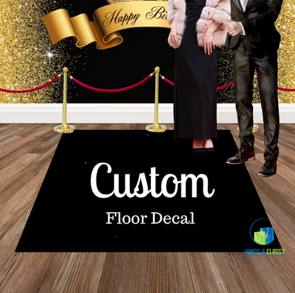 Custom Floor Decal (SELF-INSTALLED)