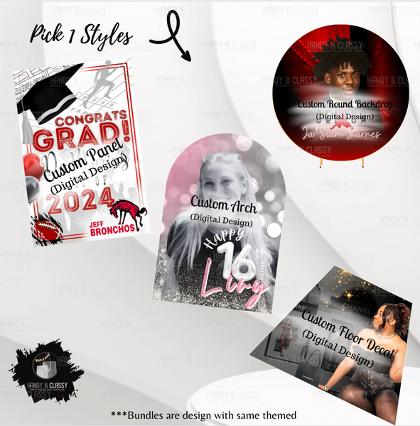 GRAPHIC Bundle Deal - Panel, Charger Plate, Water & ChipBag