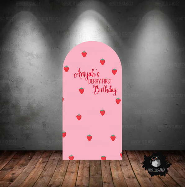 Strawberry Arch Wall Covers (Material: Polyester)