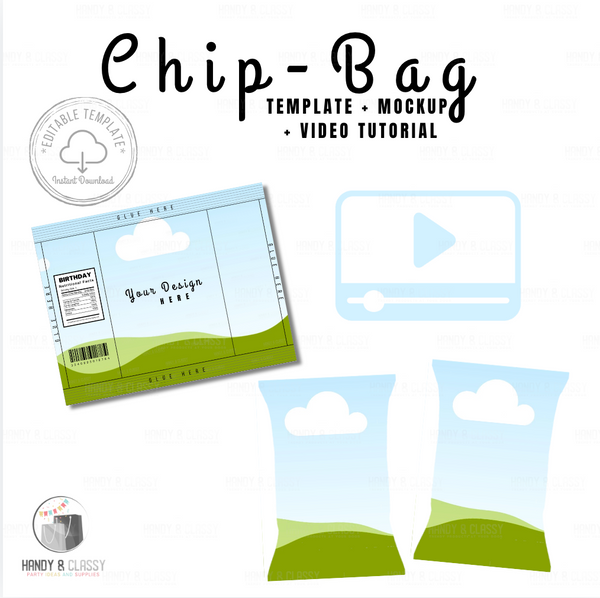 Chip-bag Template (Editable)