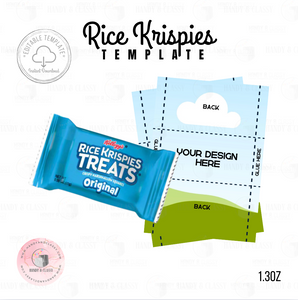 Rice Krispies Template (Editable)