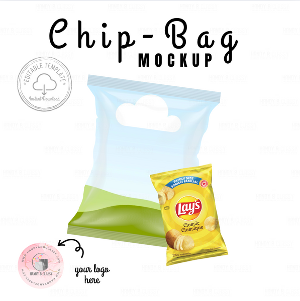 Chip-bag Template (Editable)