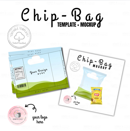 Chip-bag Template (Editable)