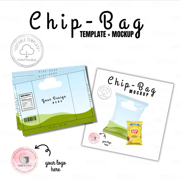 Chip-bag Template (Editable)