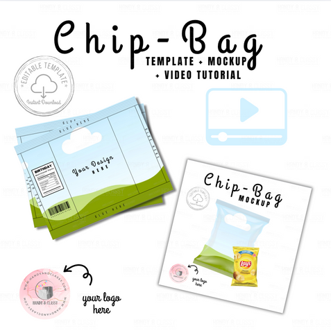 Chip-bag Template (Editable)