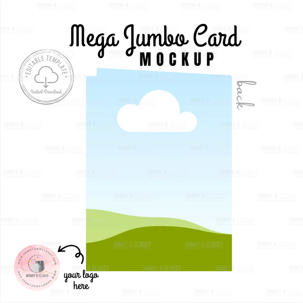 Mega Jumbo Card Template (Editable)