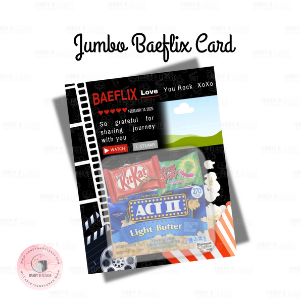 Custom Jumbo NETFLIX Card (Digital Design)