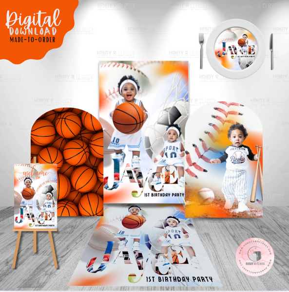 Sports Themed Bundle (PRINTABLE - Digital Design)