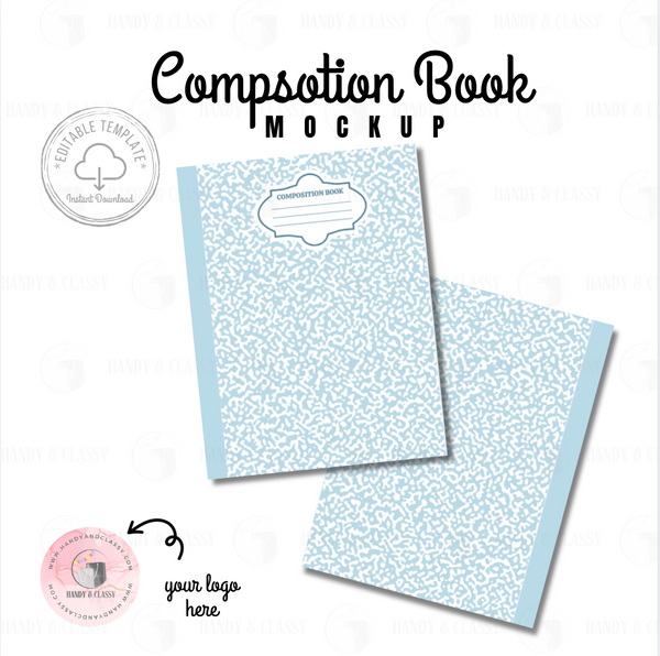 Composition Book Template (Editable)