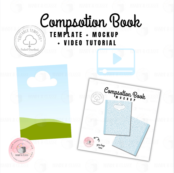 Composition Book Template (Editable)