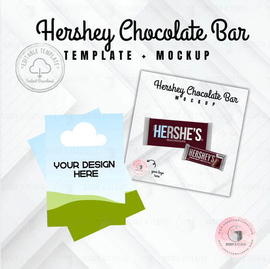HERSHEY Chocolate Template (Editable)