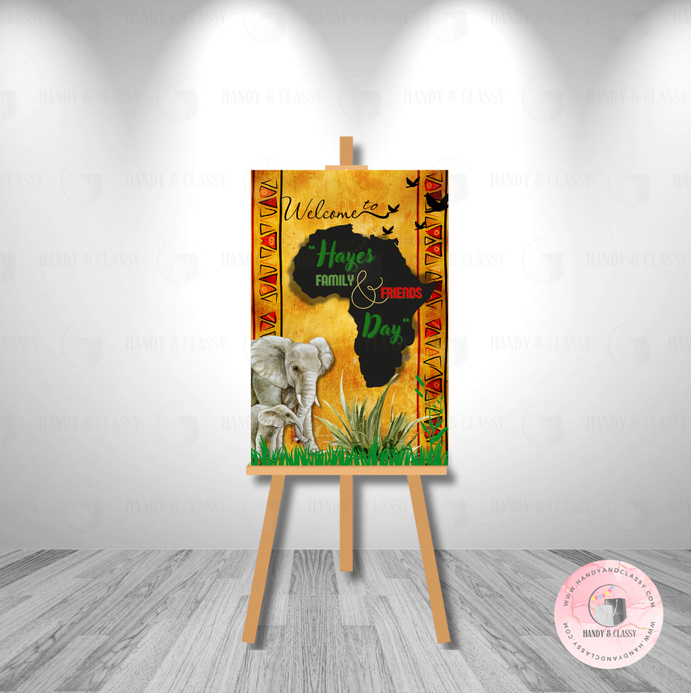 Custom Welcome Sign (Design, Print&Ship)