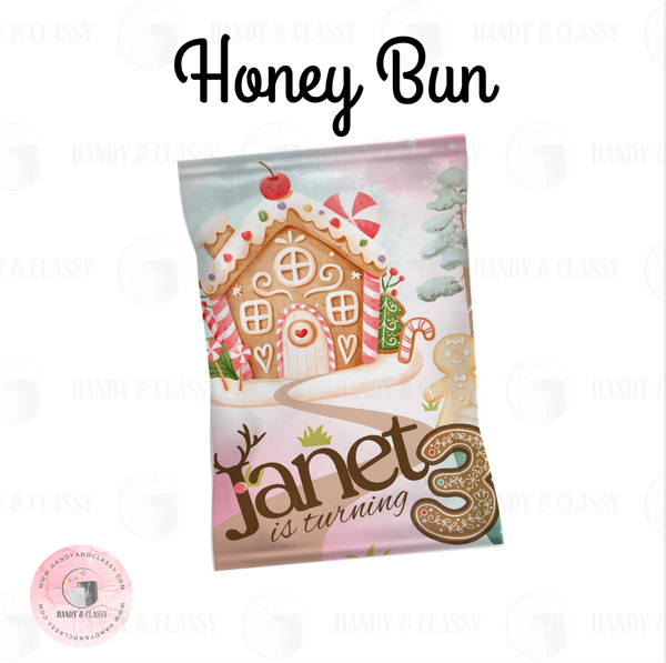 Gingerbread Printable Party Favor (Digital Design)