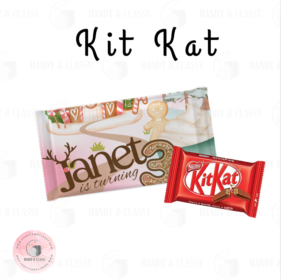 Gingerbread Printable Party Favor (Digital Design)