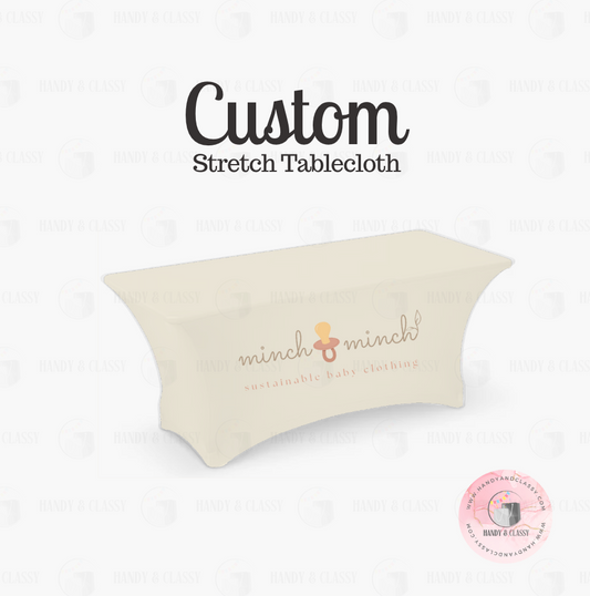 Custom Stretch Tablecloth (Material: Spandex)