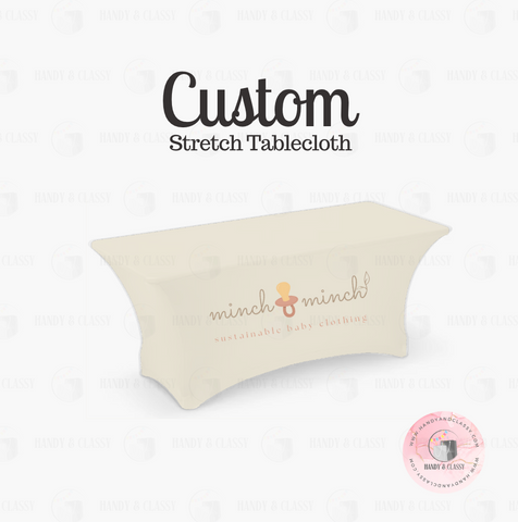 Custom Stretch Tablecloth (Material: Spandex)