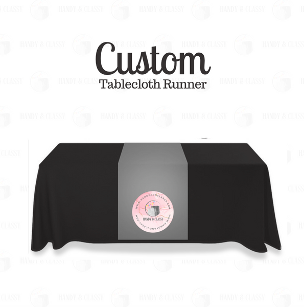 Customized Tablecloth Runner (Polyester or Microfiber)