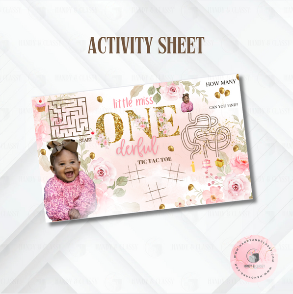 Custom Activity Sheet (Digital File)