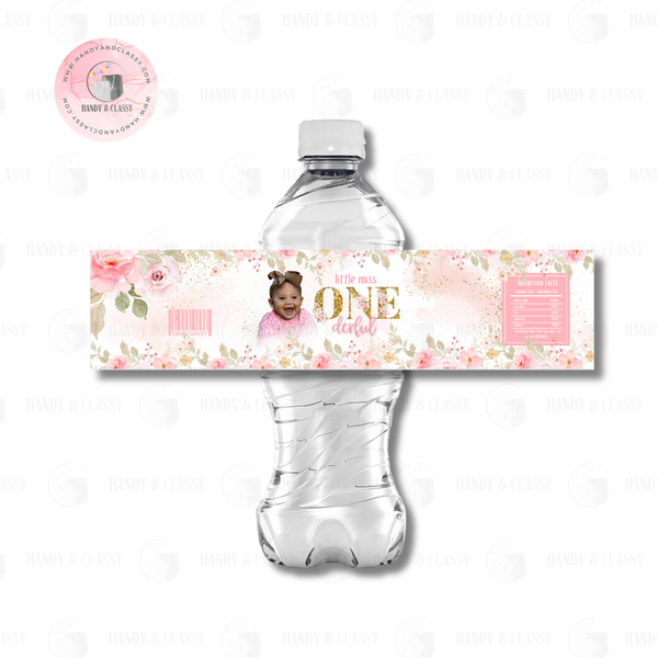 Personalized Water Bottle Label (Digital Design)