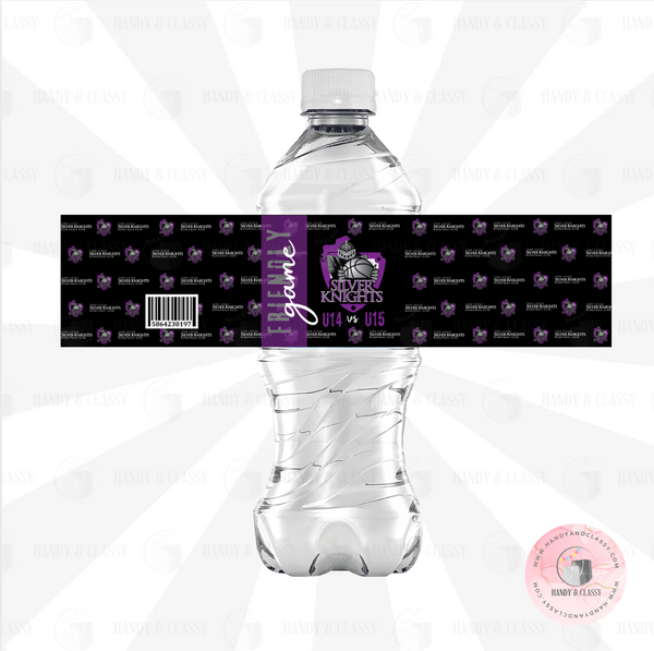 Personalized Water Bottle Label (Digital Design)